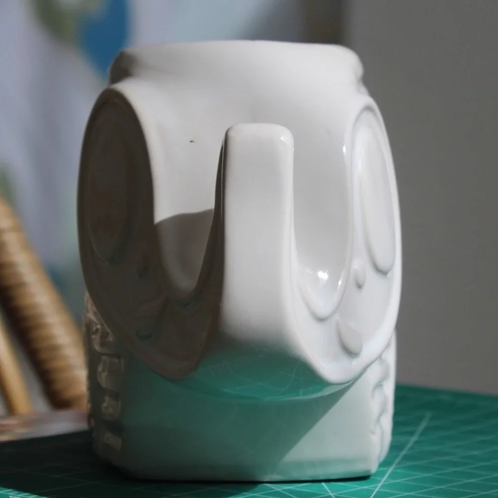 Elephant menagerie white Tea‎ Light Candle Holder Modern Minimalist Decor